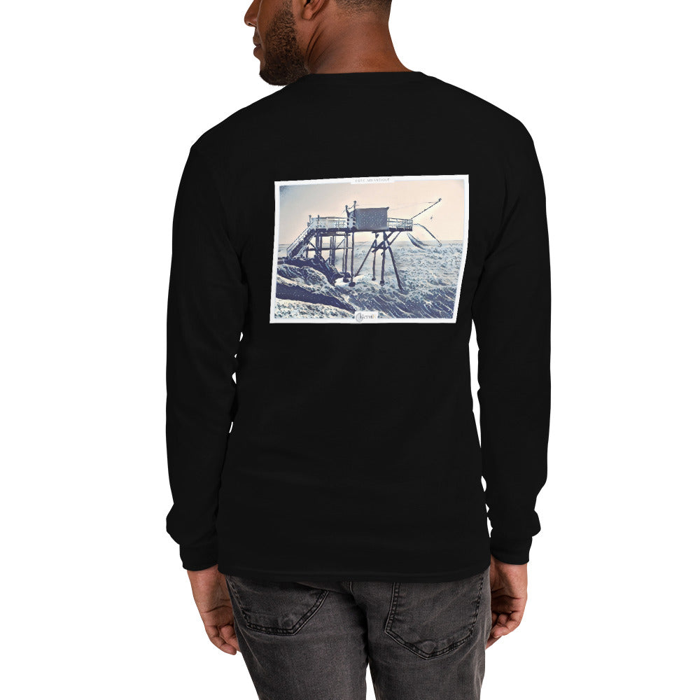 Tshirt unisexe, carrelet en illustration, confectionne en coton doux, parfait pour un look maritime intemporel.