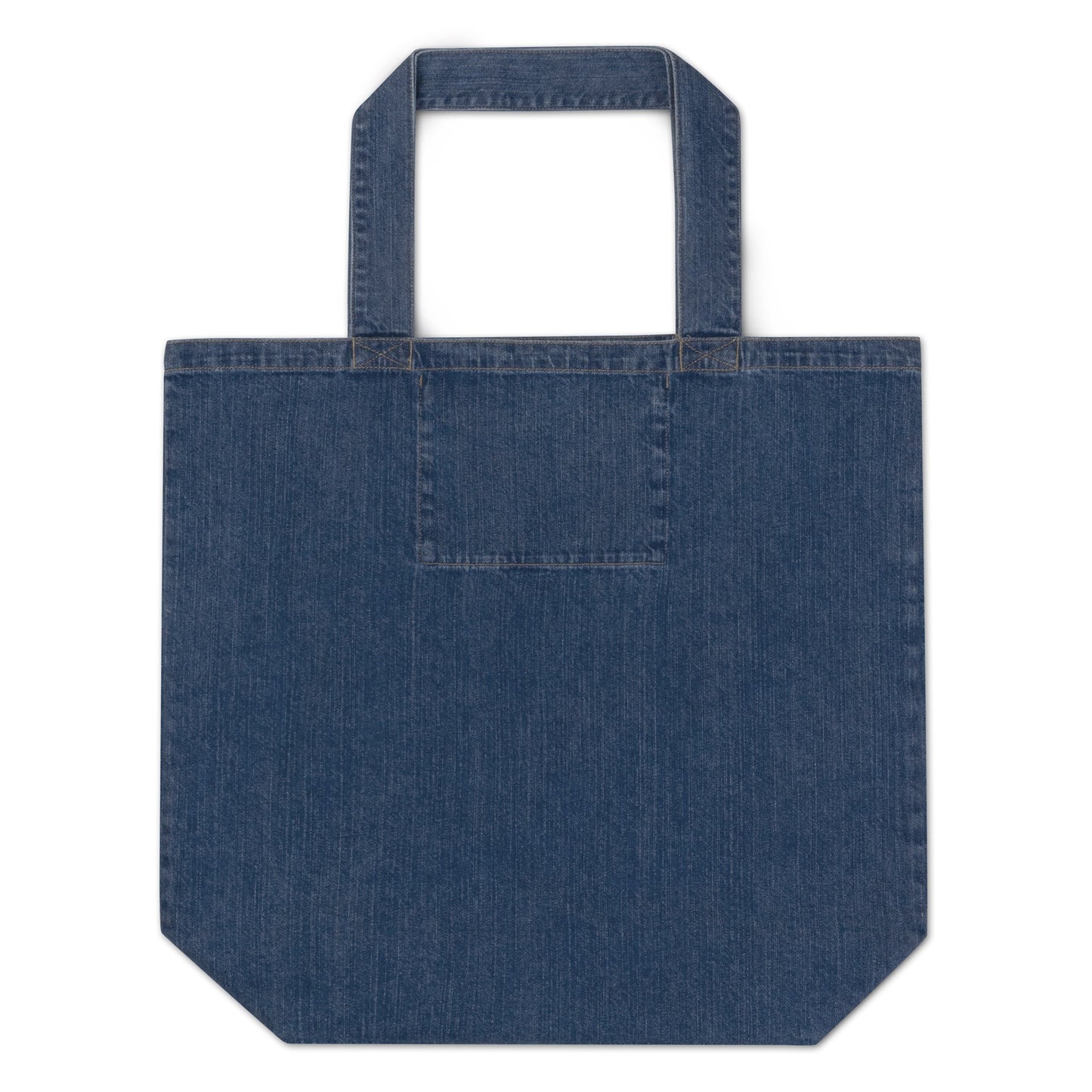 Sac de plage durable en jean, illustration de surfeurs.